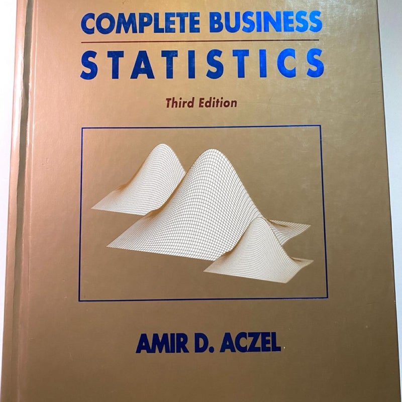 Complete Business Statistics