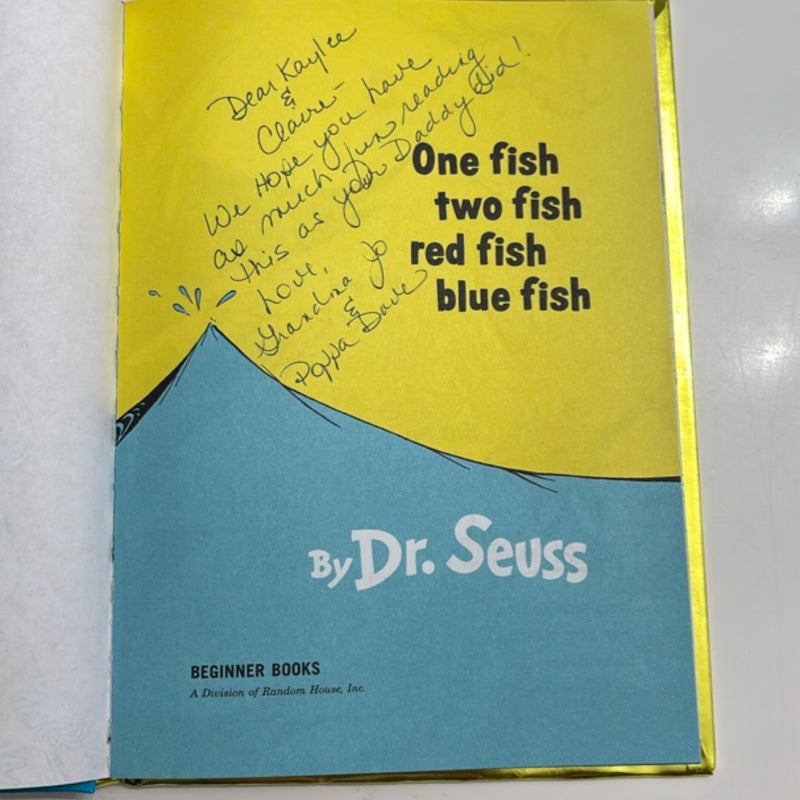 One Fish Two Fish Red Fish Blue Fish