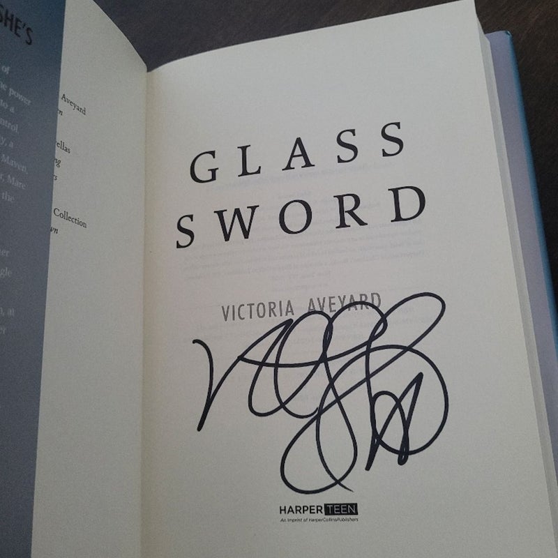 SIGNED Glass Sword