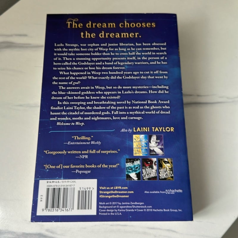 Strange the Dreamer