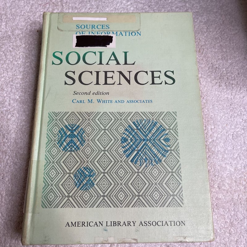 Sources of Information in the Social Sciences
