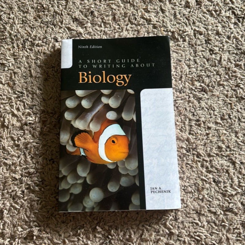A Short Guide to Writing about Biology