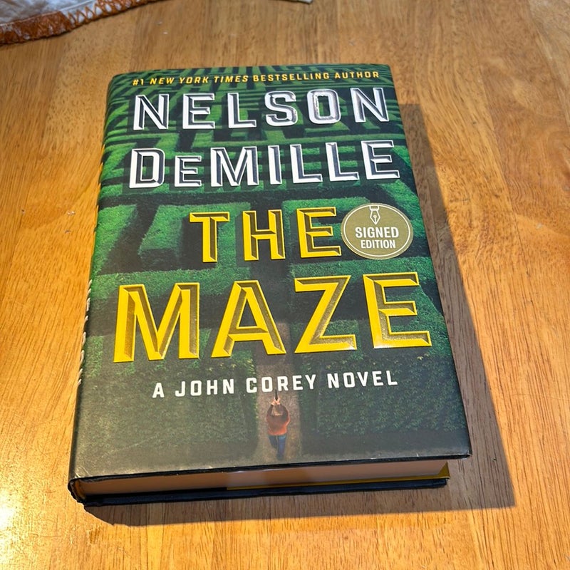 Signed 1st ed./1st * The Maze