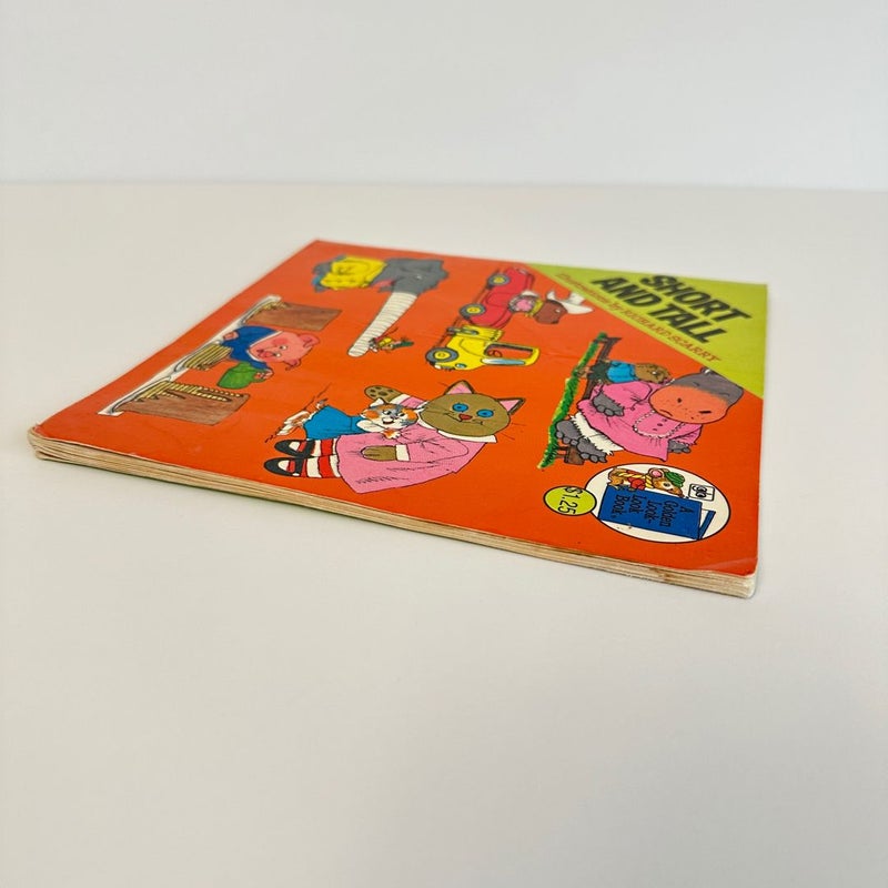 Short and Tall book by Richard Scarry, 1976, 1966, Golden Look Look
