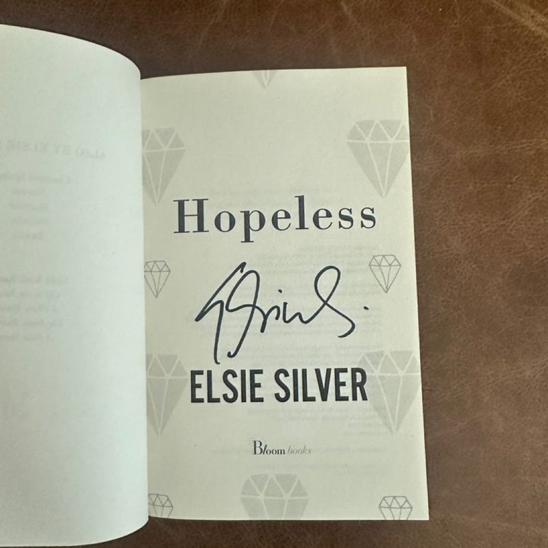 Hopeless signed by Elsie silver chestnut springs