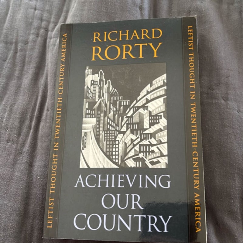 Achieving Our Country