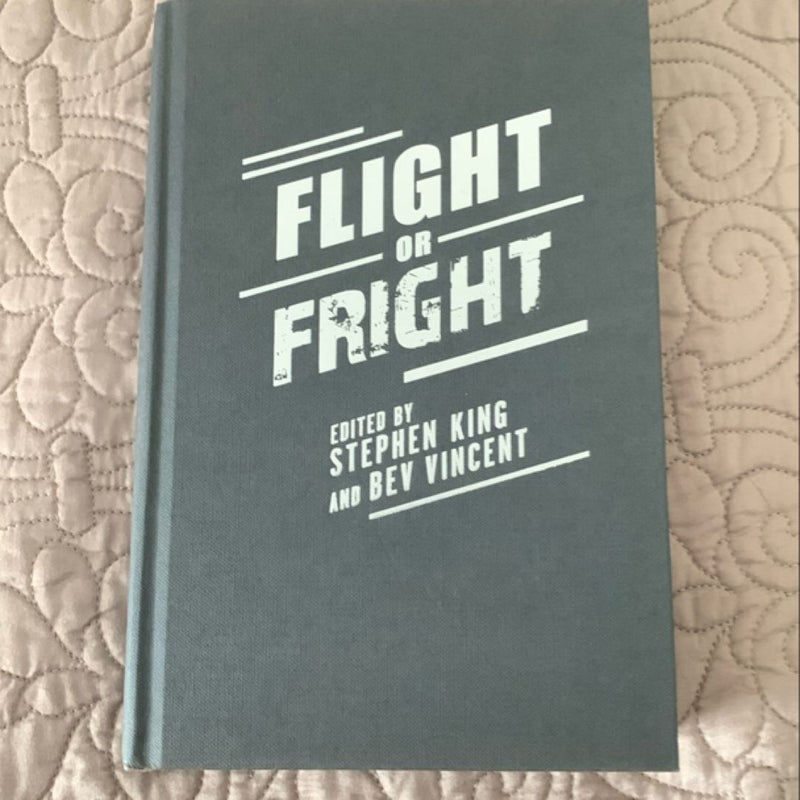 FLIGHT OR FRIGHT- Cemetery Dance Hardcover!