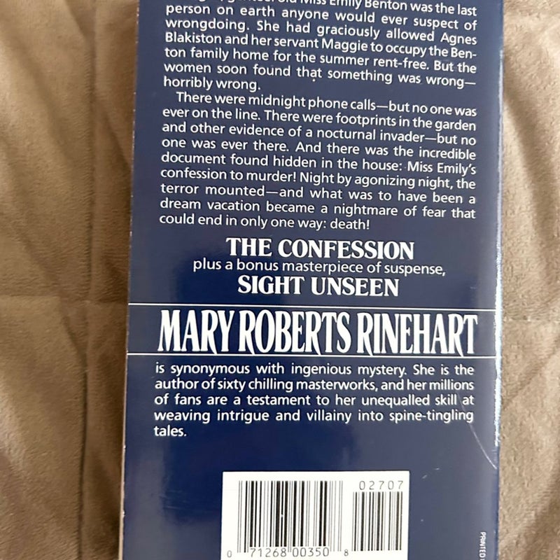 The Confession; Sight Unseen  1014