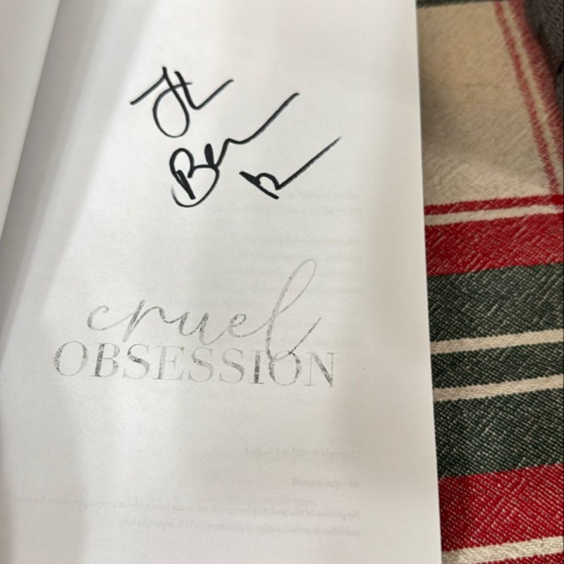 Cruel Obsession Duet (Signed)