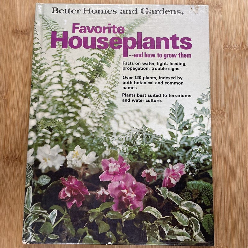 Better Homes and Gardens Favorite Houseplants