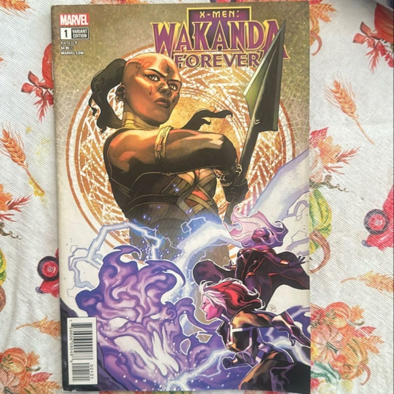 X-MEN WAKANDA FOREVER #1 VARIANT EDITION PUBLISHED 2018