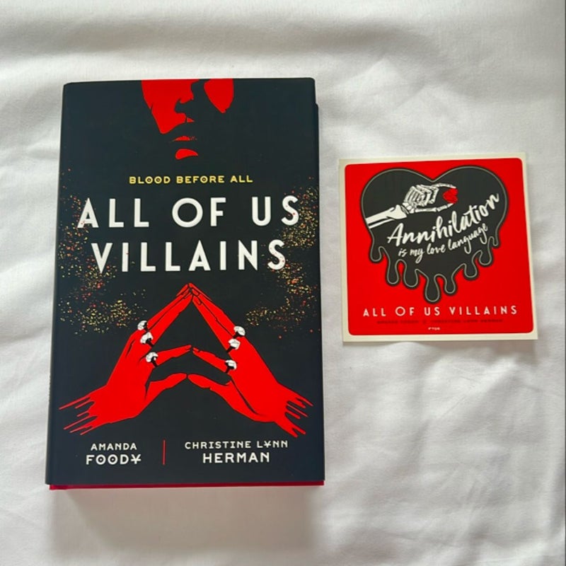 All of Us Villains (signed) 