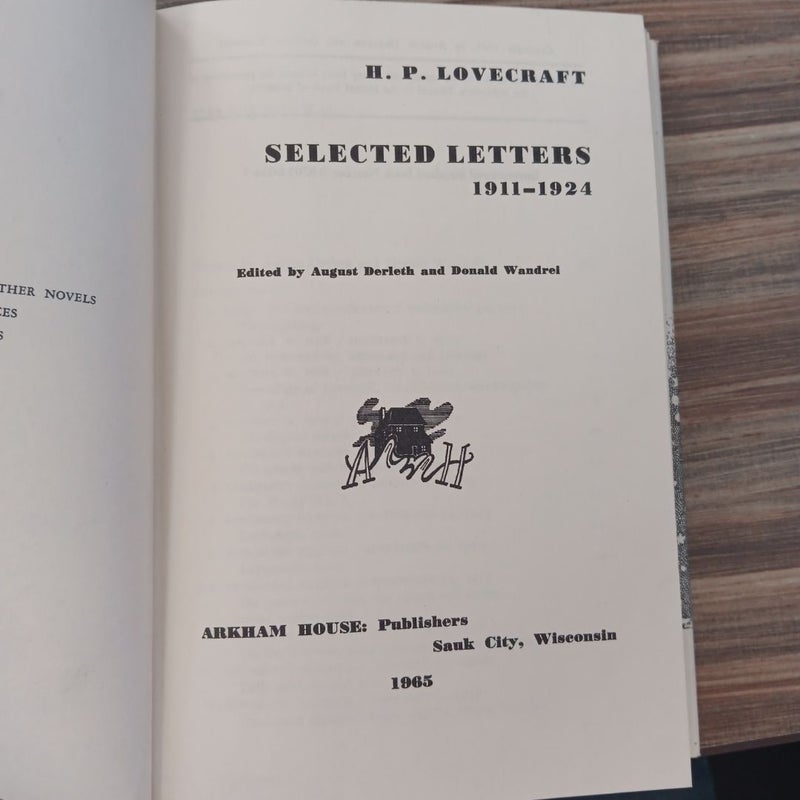 Selected Letters One