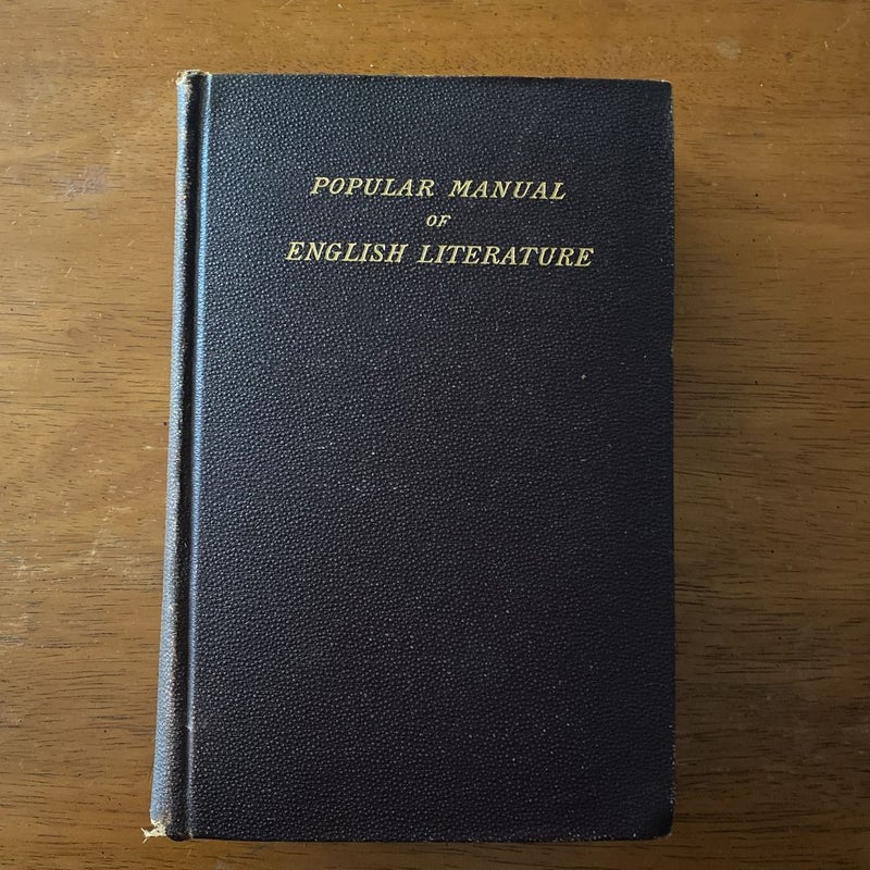 Popular manual of English Literature 