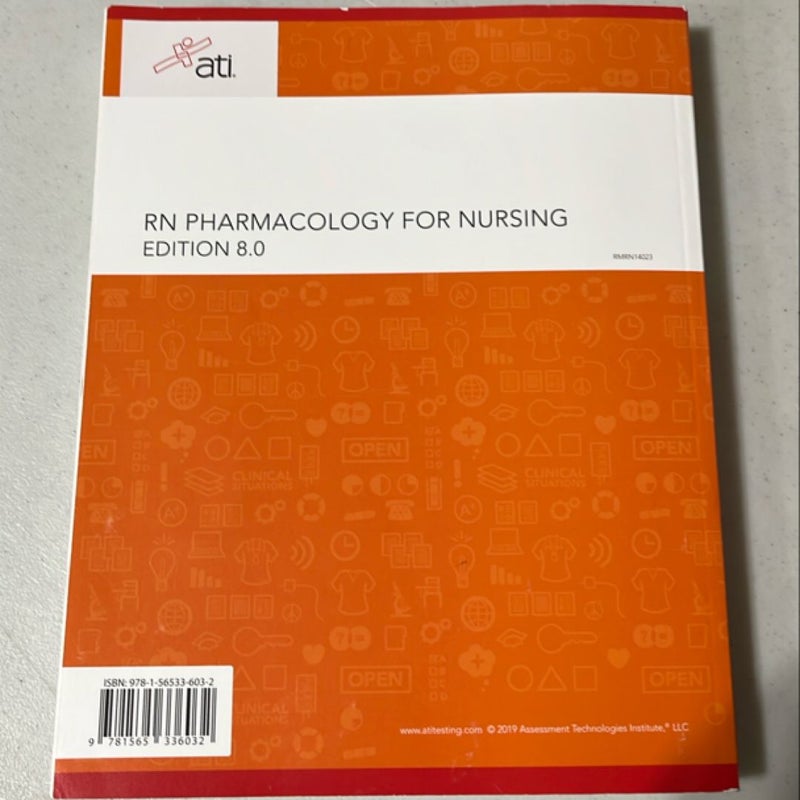 RN Pharmacology for Nursing Edition 8. 0