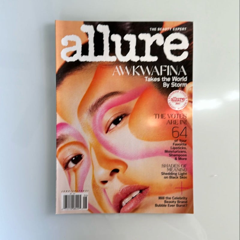 Allure USA magazine. June/July 2021 Issue. Awkwafina takes the world by storm.