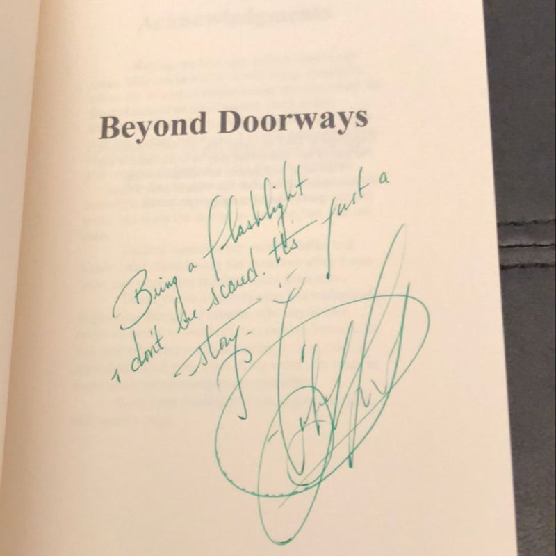 Beyond Doorways (Signed Copy) 