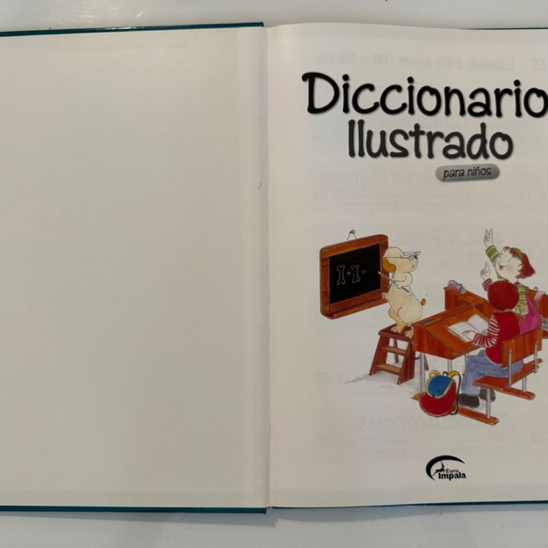 Diccionario ilustrado para niños