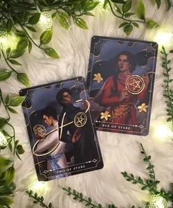 FairyLoot Tarot Cards Ace and Two of Stars (Taha and Qyad) Spice Road 
