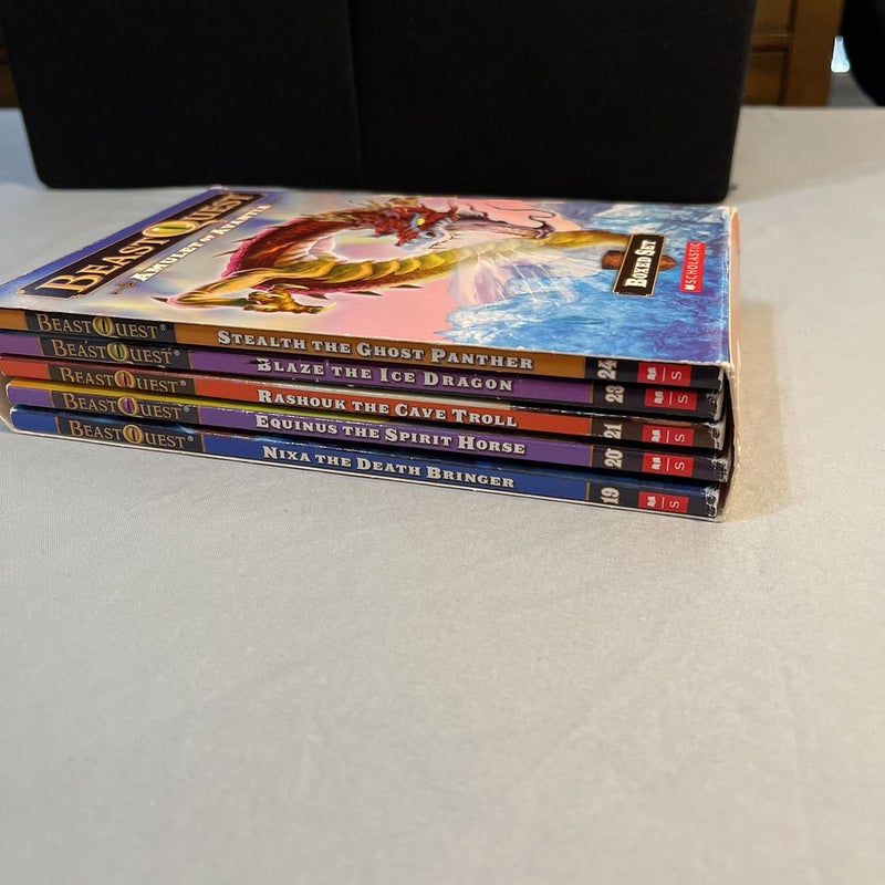 Beast Quest Box Set #19, 20, 21, 23, 24