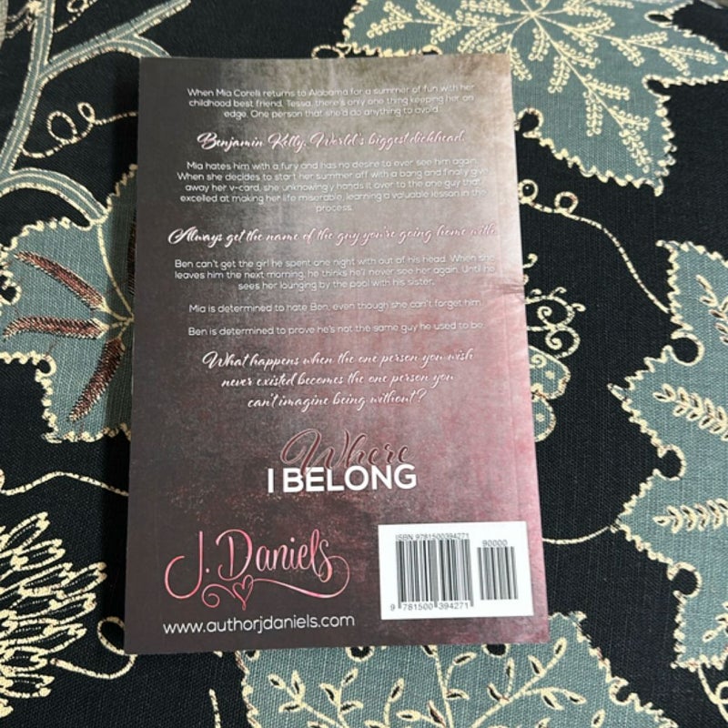 Where I Belong (Signed)