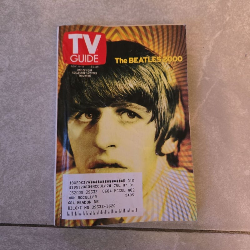 TV Guide 2000 with Ringo Star The Beatles cover