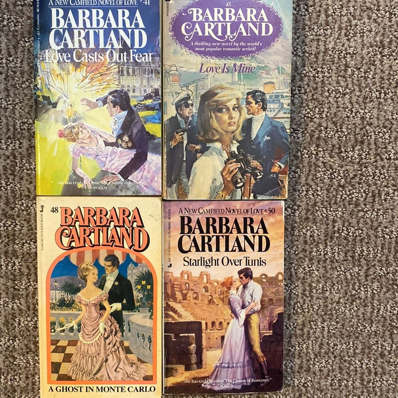 Barbara Cartland Romance Novels 