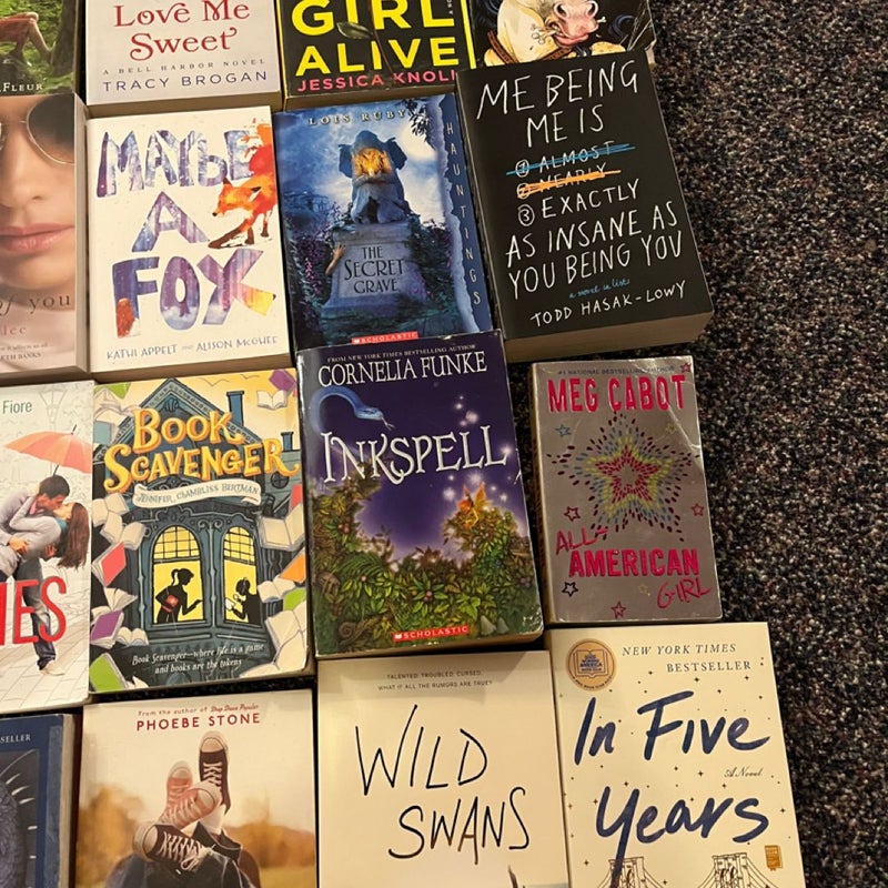 YA Various Authors 28 Book Bundle