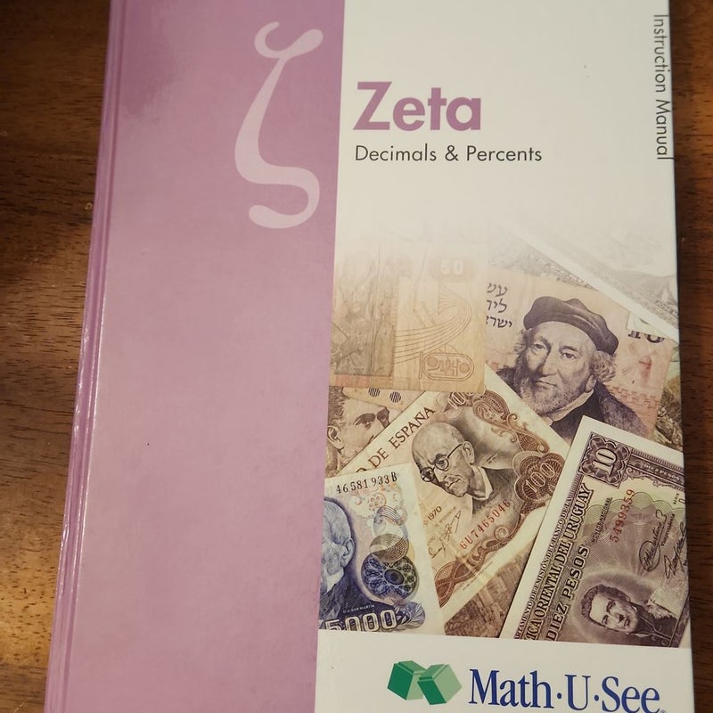 Math U See Zeta Manual