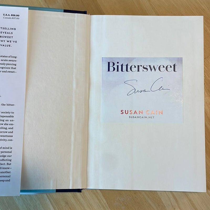 Bittersweet SIGNED COPY