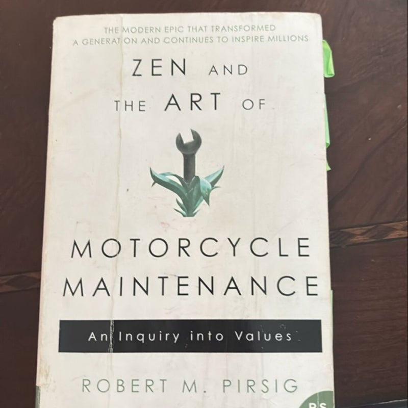 Zen and the Art of Motorcycle Maintenance