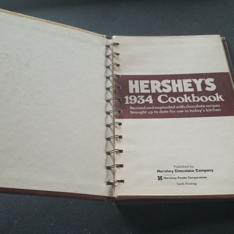 Hersheys 1934 Cookbook