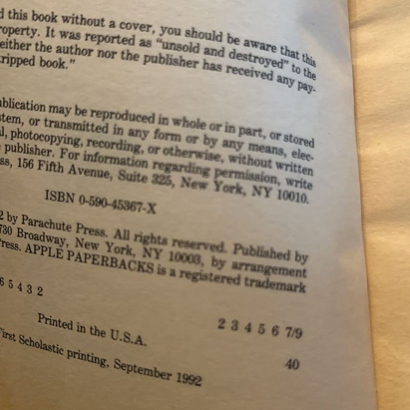 Goosebumps Monster Blood 1992 edition