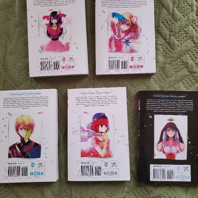 Oshi no Ko volumes 1-5