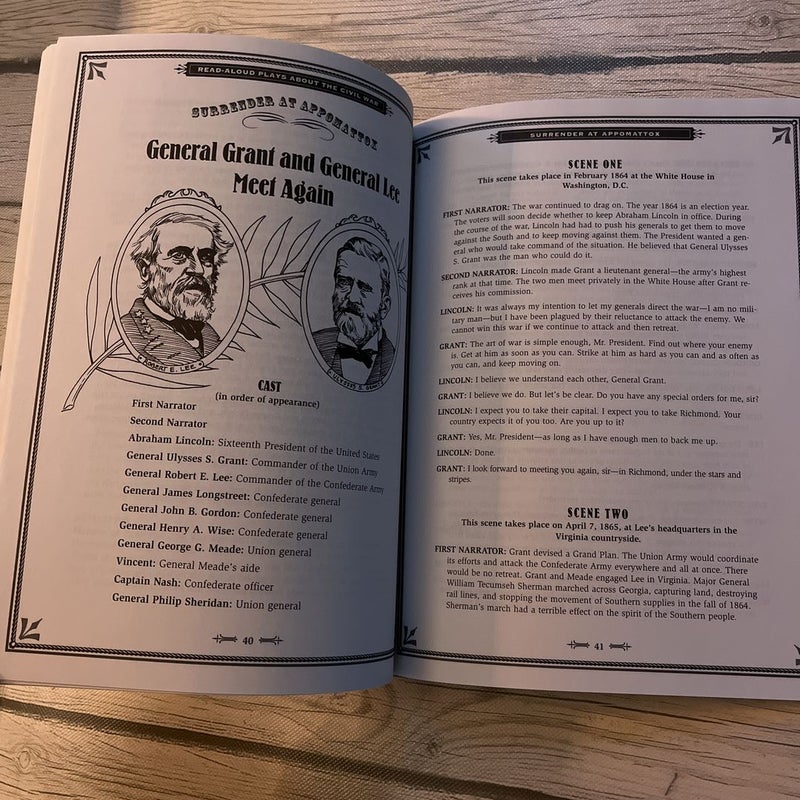 Read aloud plays Civil War