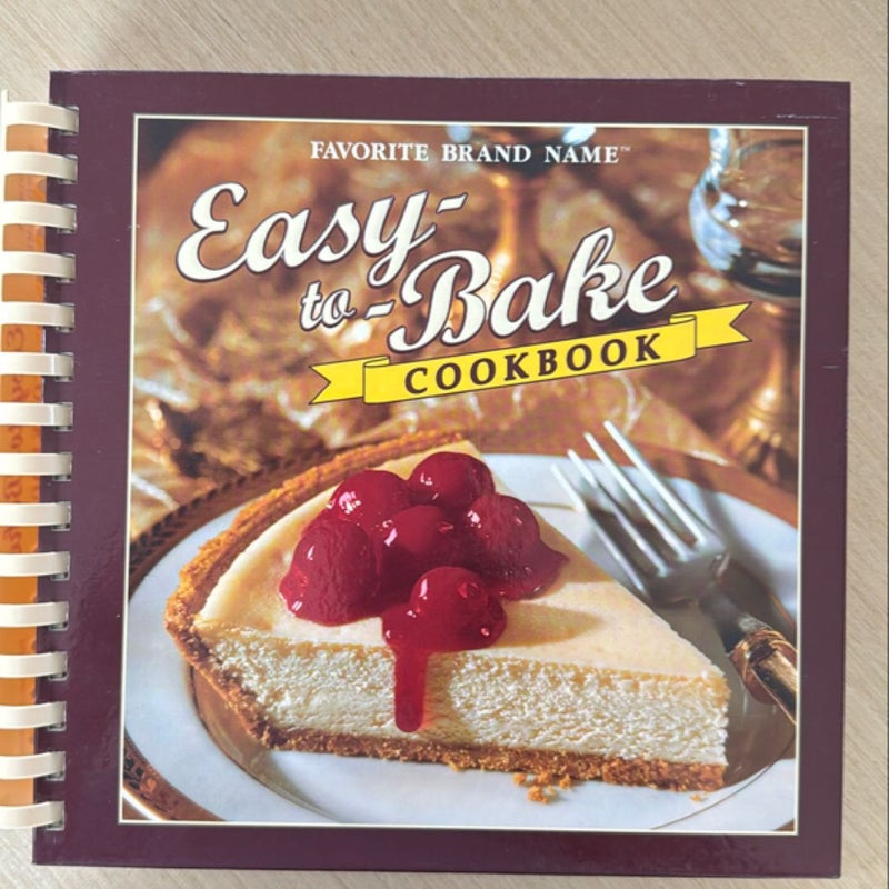 Easy to Bake cookbook