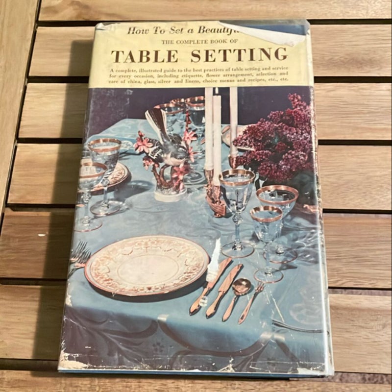 The Complete Book of Table Setting (1949)