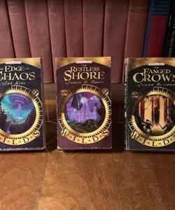 The Wilds 1-3: The Fanged Crown, The Restless Shore, The Edge of Chaos, All First Edition First Printing