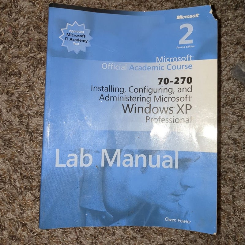 Microsoft Official Academic Course Lab Manual