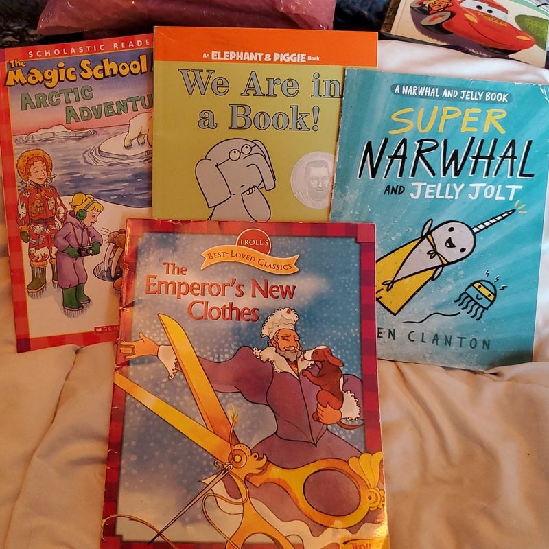 Lot of children soft cover books