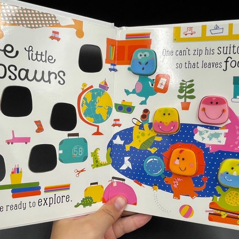 Five Little Dinosaurs are ready to explore board book