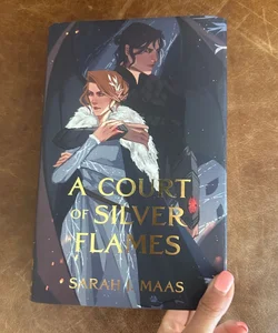 A court of silver flames with illumicrate dust jacket And Custom Hardcover