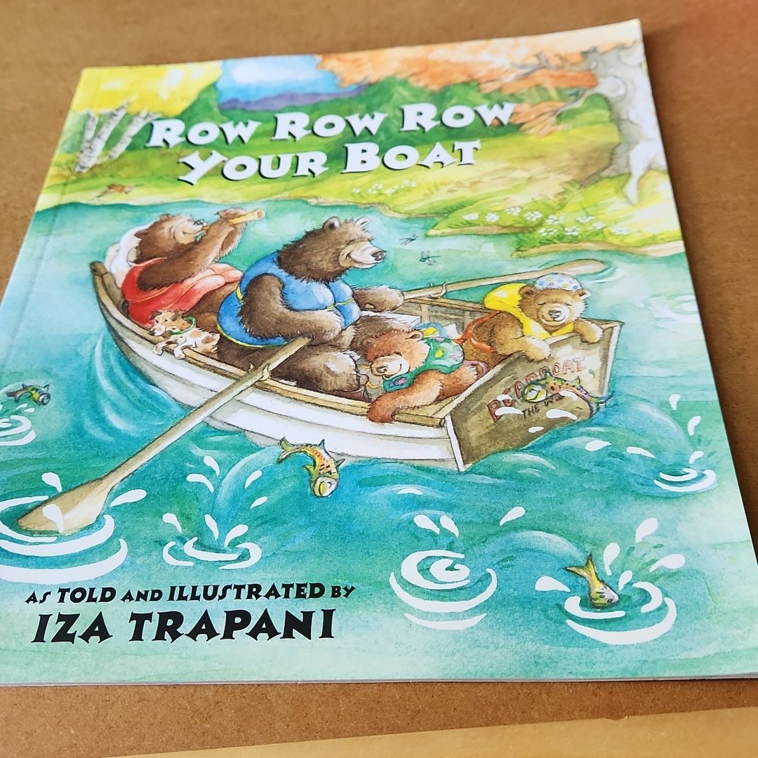 Row　Boat　Paperback　Row　Row　Your　Trapani,　by　Iza　Pangobooks