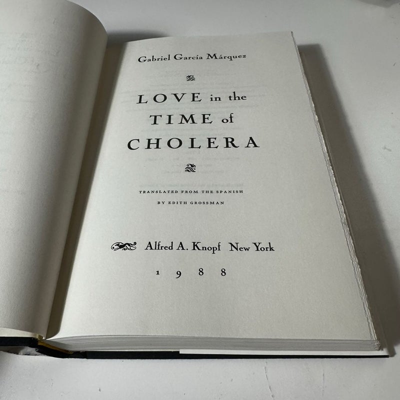 Love in the Time of Cholera (1st edition 1st printing)