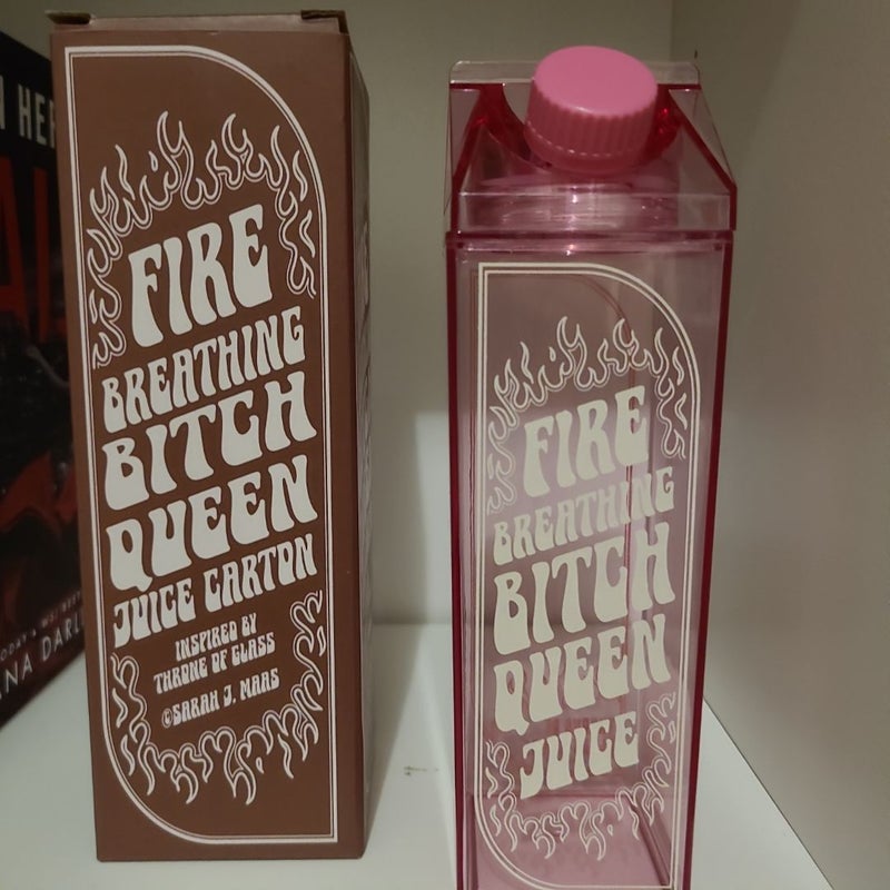 Bookish Box Juice Carton inspired by Throne of Glass 