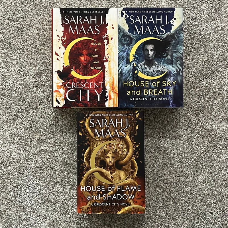 House of Earth and Blood, House of Sky and Breath, and House of Flame and Shadow