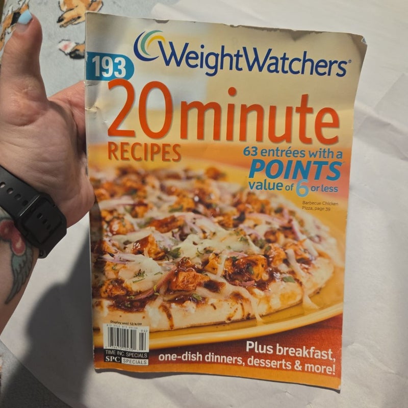 Weight watchers 20-minute recipes magazine 