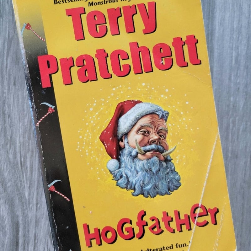 DISCWORLD SERIES BY LOT OF 4 TERRY PRATCHET: MORT WITCHES HOGFATHER EQUAL RITES