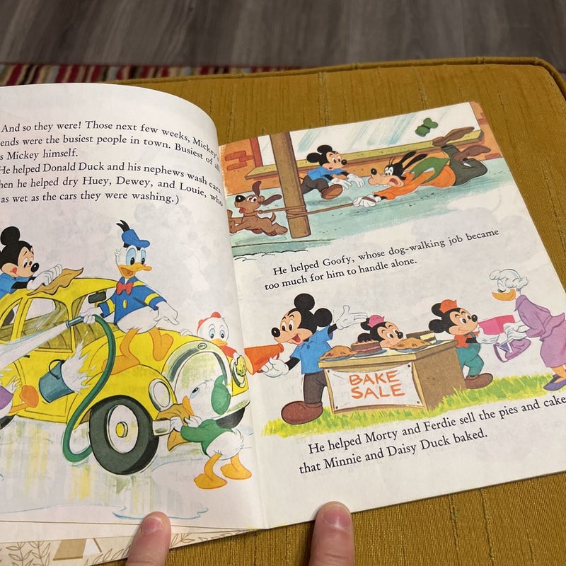 Mickey Mouse and the Great Lot Plot (Disney) - Little Golden Book