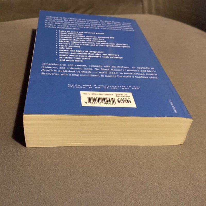 The Merck Manual of Women's and Men's Health